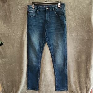 Boys Tommy Hilfiger Blue Skinny Jeans with Stretch Boys Size 18